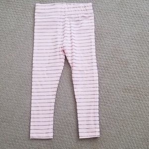 **NWOT** Tommy Bahama Peach and Gold Glitter Leggings Size 3-4 Years